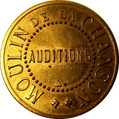 Phonograph Token - Moulin de la Chanson