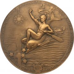 Medal - Start of cruise line between Portugal and Brazil
