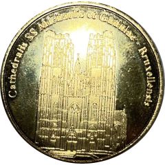 National Tokens Belgian Heritage - Cathedralis SS Michaelis et Gudulae