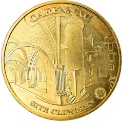 Jeton touristique - Monnaie de Paris - Carennac - Site Clunisien