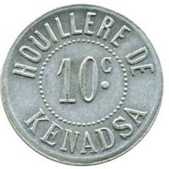 10 Centimes Sociétés des Houillères du Sud Oranais