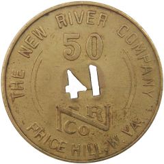 50 Cents - The New River Company Price Hill, West Virginia