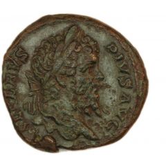 As - Septimius Severus P M TR P XVII COS III P P S C, Jupiter
