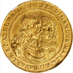 3 Ducats - Ferdinand Maria Wedding of Ferdinand Maria and Adelheid