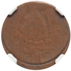 1/2 Penny George III right