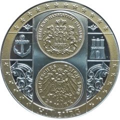 Medal - Precious Treasuries 20 Mark 1908 Hamburg