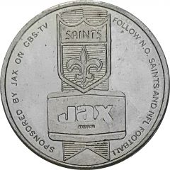 Token - Jax Beer New Orleans Saints vs. Atlanta Falcons