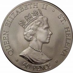 50 Pence - Elizabeth II Queen`s birthday