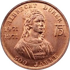 Medal - Albrecht Dürer 500 anniversary, Nürnberg
