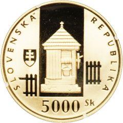 5000 Korún Vlkolínec UNESCO