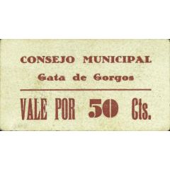 50 Céntimos Gata de Gorgos