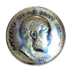 1/2 Sovereign Edward VII Coronation Coin