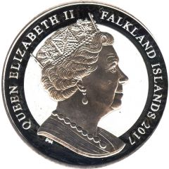 1 Crown - Elizabeth II Britannia with legend