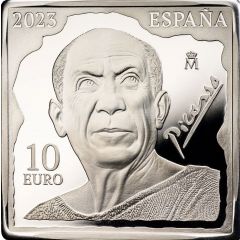 10 Euros Picasso`s `Jacqueline sentada`