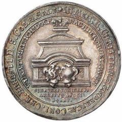 2 Ducats - Christian Ernest and Francis Josias Silver pattern strike, Death of Christine Friederike