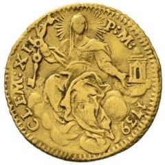 1/2 Zecchino - Clement XII
