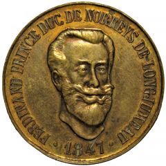 Médaille, Ferdinand Prince duc de Norreys de Longjumeau,