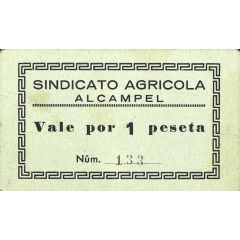 1 Peseta Alcampel