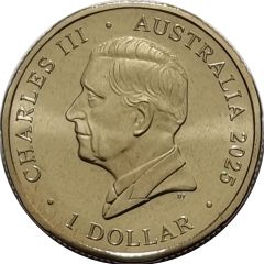 1 Dollar - Charles III 1st Portrait - Year of the Snake