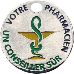 Jeton de chariot - Votre pharmacien, un conseiller sûr Marseille