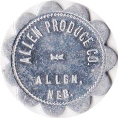 50 Cents - Allen Produce Company Allen, Nebraska