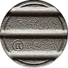 Blank Token with variable grooves on each side