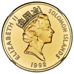 100 Dollars - Elizabeth II 50th Anniversary of the Battle of the Coral Sea