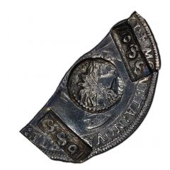 1/2 Jefimok Rouble - Alexey Mikhailovich Countermarked over `Frankfurt Thaler 1621`