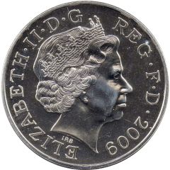 5 Pounds - Elizabeth II 4th portrait, King Henry VIII