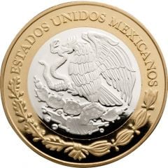 100 Pesos Counterstamped Coin