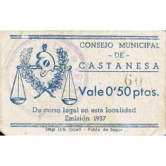 0.50 Pesetas Castanesa