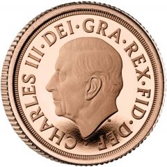 1/4 Sovereign - Charles III Queen Elizabeth II Memorial