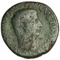 As - Tiberius PONTIF MAXIM TRIBVN POTEST XVII S C
