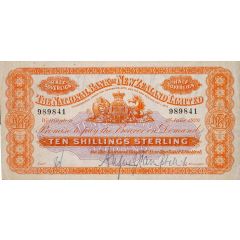 10 Shillings National Bank of New Zealand Limited