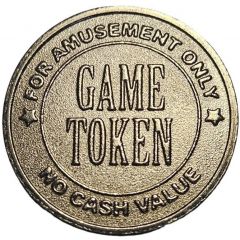 Token - No Cash Value - Two Stars Game Token