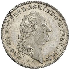 10 Kreuzers - Charles Theodore Konventionskreuzer, Vicariat
