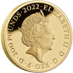 200 Pounds - Elizabeth II Rome, Gold Proof