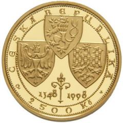 2500 Korun Bohemian Crown Legal Documents