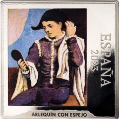 50 Euros Picasso`s `Arlequín con Espejo`