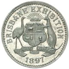 Medal - Brisbane Exhibition Trackson Brothers