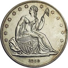 1 Dollar `1839 Gobrecht Dollar` Pattern