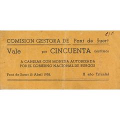 50 Céntimos Pont de Suert