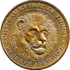Monnaie de Paris Tourist Token - Chateau et Parc de Thoiry Reserve Africaine
