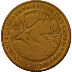 Tourist token - Monnaie de Paris - Montignac - Lascaux II - la frise des Cerfs