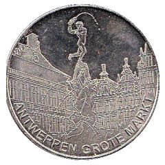 National Tokens Belgian Heritage - Antwerpen Grote Markt