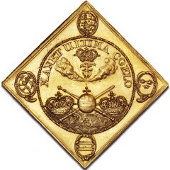 Medal - Frederik III Death of King, gold issue