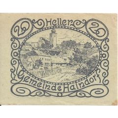 20 Heller Haindorf a. d. Sirning