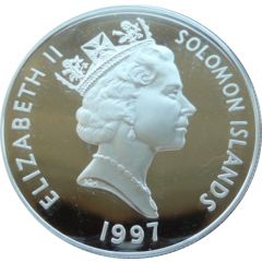 10 Dollars - Elizabeth II Golden Wedding Anniversary