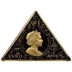 1/2 Crown - Elizabeth II Tutankhamun - Canopic Coffinette, Gold proof