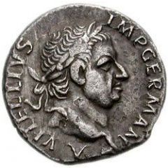 Denarius - Vitellius CONSENSVS EXERCITVVM, Mars